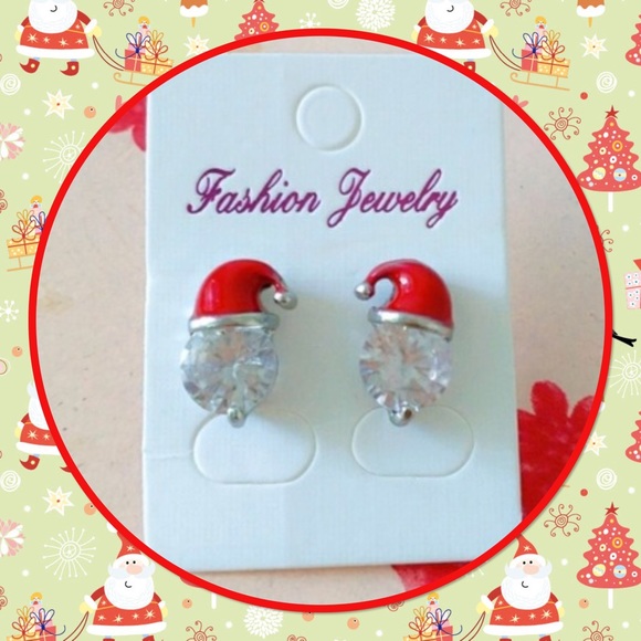 🎅🏽New🎅🏽Cute Santa Hat Earrings🎅🏽 - Picture 3 of 3